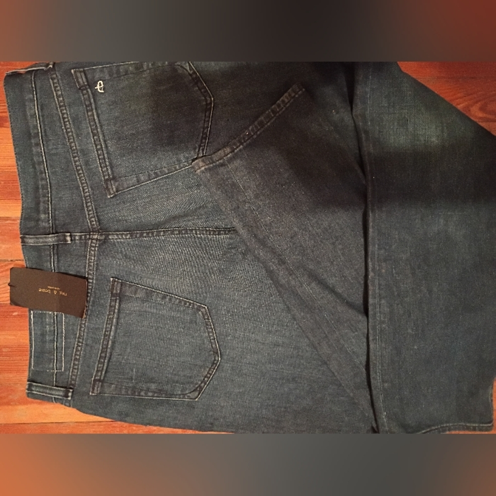 rag & bone Dark Blue Slim Fit Jeans - Picture 6 of 7